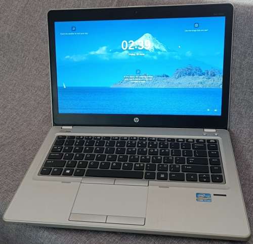 HP EliteBook Folio 9470M, Intel i7-3663U@2.5GHz, 8GB Memory, 256GD SSD, 64GB mSATA SSD, Windows 11