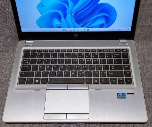 HP EliteBook Folio 9470M, Intel i7-3663U@2.5GHz, 8GB Memory, 256GD SSD, 64GB mSATA SSD, Windows 11
