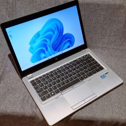 HP EliteBook Folio 9470M, Intel i7-3663U@2.5GHz, 8GB Memory, 256GD SSD, 64GB mSATA SSD, Windows 11