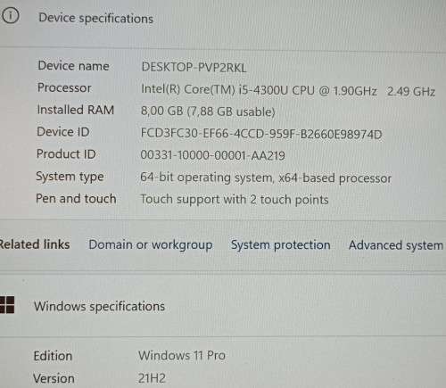 Lenovo ThinkPad T440 Dual battery UltraBook, i5-4300U@2.49GHz, Full HD Display, 8GB RAM, 512GB SSD