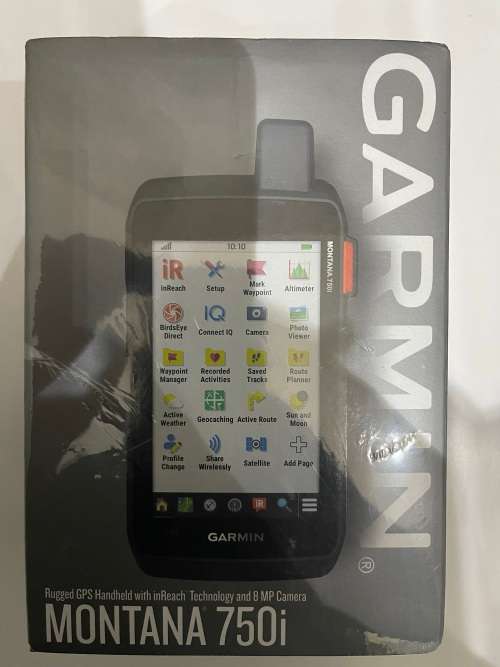 Garmin Montana® 750i Rugged GPS Touchscreen Navigator with inReach® Technology New Sealed Reatil 15K