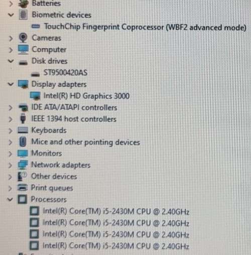 Lenovo T420 14` Display, Intel i5-2430M@2.4GHz, 8GB RAM, 500GB HDD, Windows 11Pro