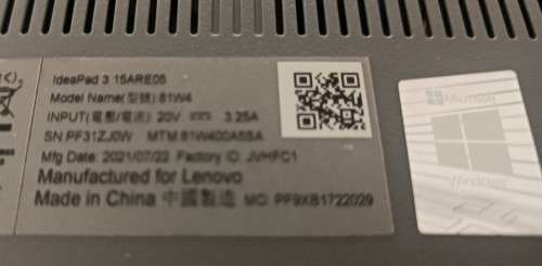 Lenovo IdeaPad 3 15ARE05,AMD Ryzen 5 4500U,Turbo to 4GHz, 20GB RAM, 512GB m.2 SSD, 1Tb HDD, FHD
