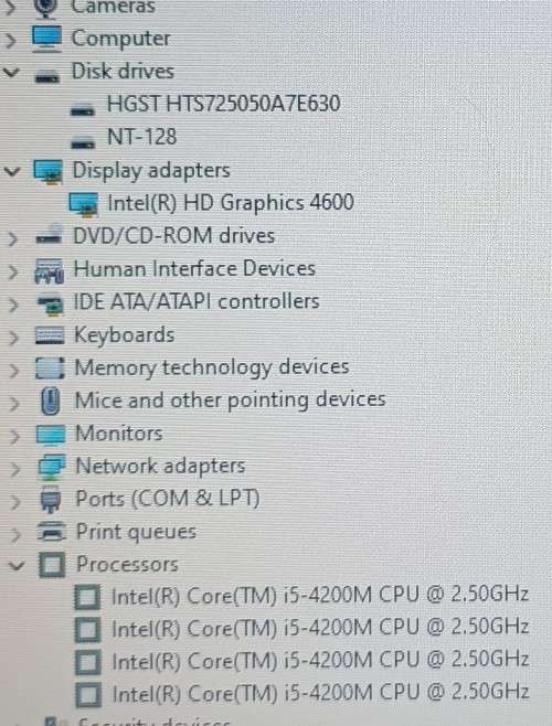 HP ProBook 650 G1, Intel i5-4200M@2.5GHz, 12GB Memory, 128GB m.2 SSD, 500GB HDD, 15.6` Display