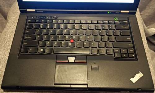 Lenovo ThinkPad T430, Intel i7-3520M@2.9GHz, 8GB Memory, Nividia NVS5400M GPU, 64GB SSD, 500GB HDD