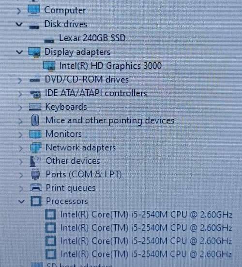 Dell Latitude E6420 Rugged Laptop, Intel i5-2540M@2.6GHz,8GB RAM,240GB SSD, 14` 1600x900 HD Display