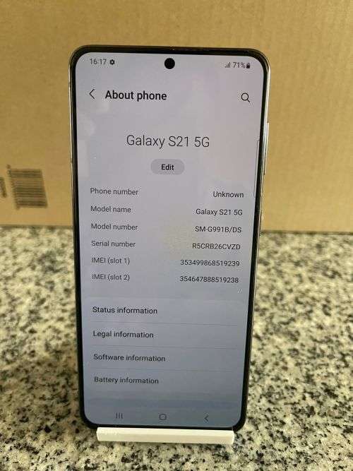 SAMSUNG S21 5G DUAL SIM MINT CONDITION