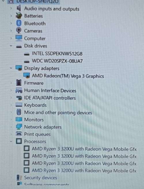 Lenovo IdeaPad L340-15API, Ryzen 3-3200U@2.6GHz, Radeon Vega Graphics, 20GB RAM, 512GB M.2 SSD
