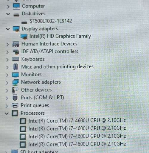 Dell Latitude E7440, Intel i7@4600U@2.1GHz, 8GB RAM, 500GB HDD, 14` HD 1366*768 display, Windows 11