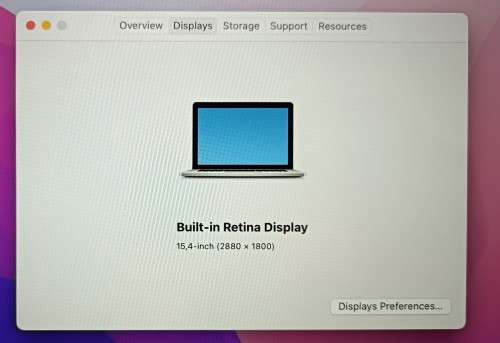 MacBook Pro A1398, i7 Quad Core processor, 16GB RAM, 250GB SSD, 15.4` Retina 2880x1800 display