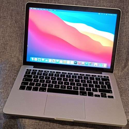 MacBook Pro 13 Retina, A1502, i5 processor@2.4GHz, 8GB RAM, 256GB SSD, MacOS Big Sur