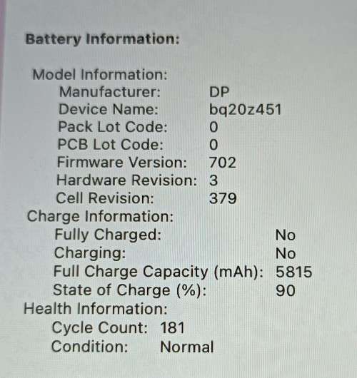 MacBook Pro 13 Retina, A1502, i5 processor@2.4GHz, 8GB RAM, 256GB SSD, MacOS Big Sur