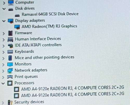 Lenovo IdeaPad Slim 1-14AST-05, AMD A4-9120e, Radeon R3 graphics, 4Gb RAM, 64Gb SSD, 14` HD Display