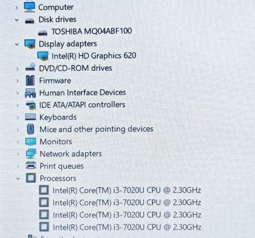 Dell Inspiron 3581 Carbon,7th Gen Intel i3-7020U@2.3GHz, 8GB RAM, 1TB HDD, 15` FHD display, Win11