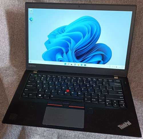 Lenovo ThinkPad T460s, 6th Gen i5-6300U@2.4GHz, 12GB RAM, 240GB m.2 SSD, 14` FHD Display, Win11