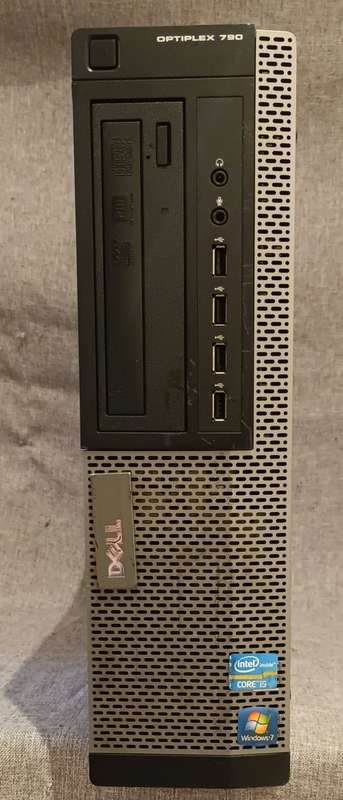 Dell OptiPlex 790, Intel i5-2400@3.1GHz, 4GB RAM, 500GB HDD, DVD ROM