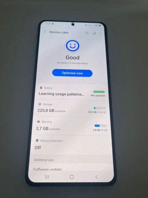 SAMSUNG S21 PLUS  5G DUAL SIM MINT CONDITION AS NEW 10/10 CONDITION IN BOX