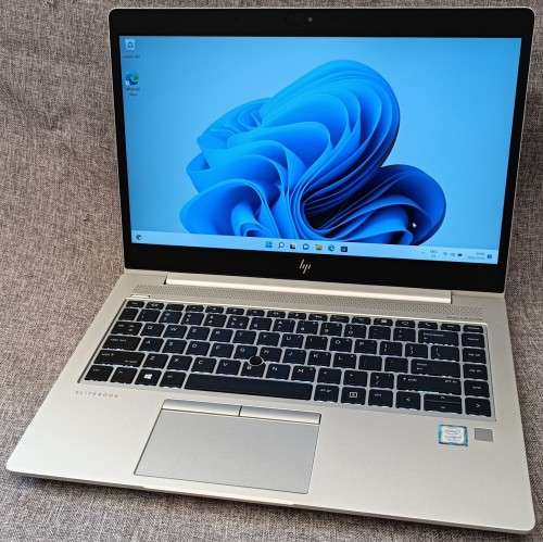 HP EliteBook 840 G5, intel 7th Gen i7-7500U@2.7GHz, 16GB RAM, 256GB NVMe SSD, FHD LED Display, Win11