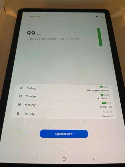 SAMSUNG TAB S5e T275 MINT CONDITION 4GB RAM 64GB MEMORY