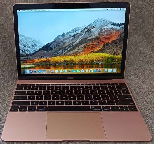 MacBook 12` Retina 2017, Model A1534, Intel i5@1.3GHz, 8GB RAM, 500GB SSD, MacOS High Sierra