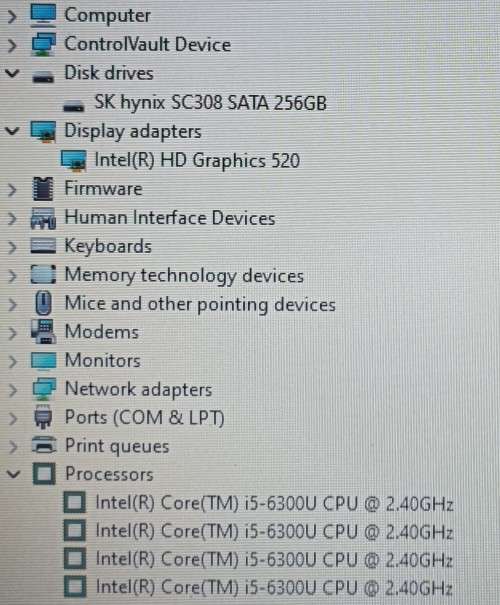 Dell Latitude 5480, 6th Gen Intel i5-6300U@2.4GHz, 8GB RAM, 256GB SSD, 14` HD Display, Win 11