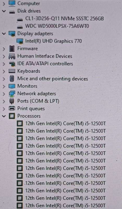Lightning fast! 12th Gen Dell OptiPlex 3000, i5-12500T@4.5GHz, 16GB RAM, 256GB NVMe SSD, 500GB HDD