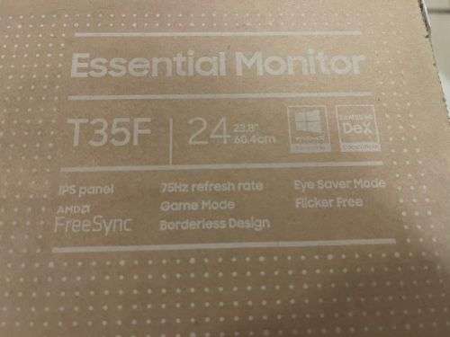New Sealed in box Samsung LF24T350F 24` FHD IPS Monitor, 75Hz Refresh rate, AMD FreeSynch compatible