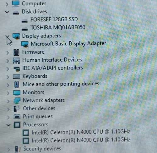 ASUS Laptop X407MA Intel Dual Core N4000 up to 2.60GHz Processor, 8GB RAM, 128GB SSD, 500GB HDD