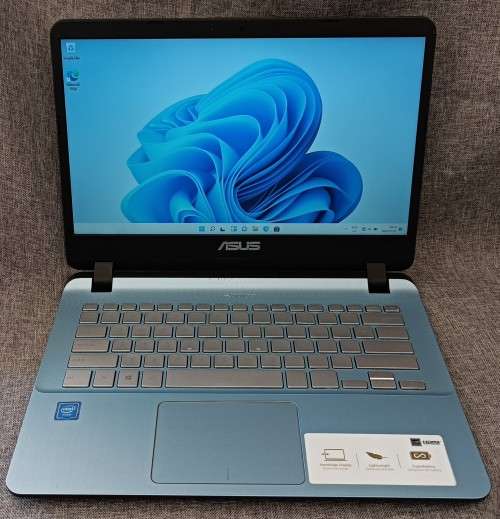 ASUS Laptop X407MA Intel Dual Core N4000 up to 2.60GHz Processor, 8GB RAM, 128GB SSD, 500GB HDD