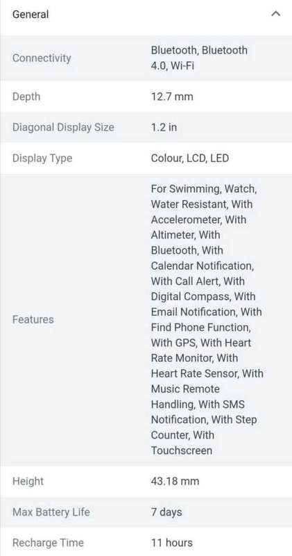 Garmin Vivo active 3