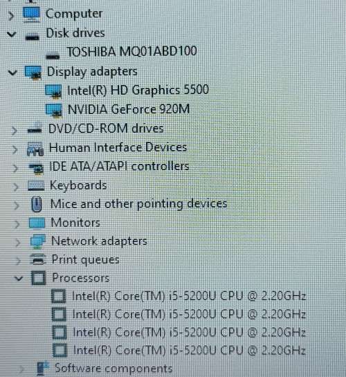 Dell Inspiron 3558, Nvidia 920M GPU, Intel i5-5200U@2.2GHz,8GB RAM, 1TB HDD, 15.6` HD Display, Win11