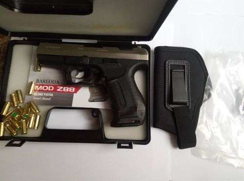 BAREDDA Z88-B BLANK FIRING / SIGNAL GUN, BLACK SOUNDS LIKE A REAL GUN