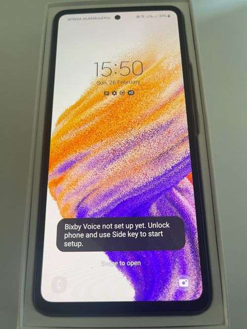 Samsung Galaxy A53 5G 6GB RAM 128GB Dual Sim - Awesome Black New