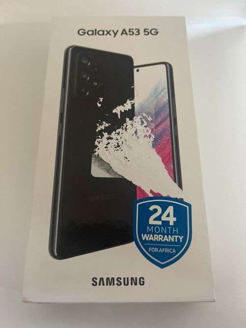 Samsung Galaxy A53 5G 6GB RAM 128GB Dual Sim - Awesome Black New