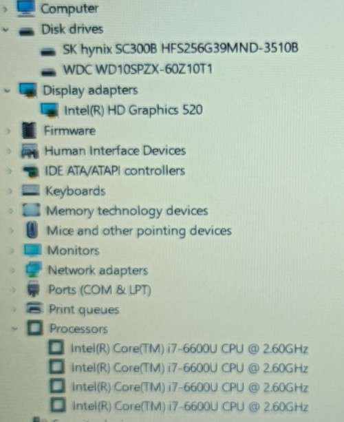 HP EliteBook 850 G3, Intel i7-6600U@2.6GHz, 16GB RAM, 256GB m.2 SSD, 500GB HDD, 15.6` FHD Display