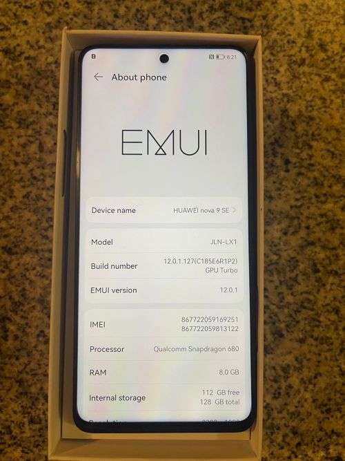 HUAWEI NOVA 9 SE 8GB RAM 128GB MEMORY NEW
