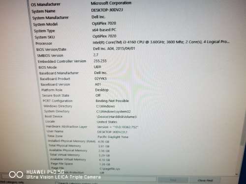 HP 7020 CORE I3-4TH GEN
