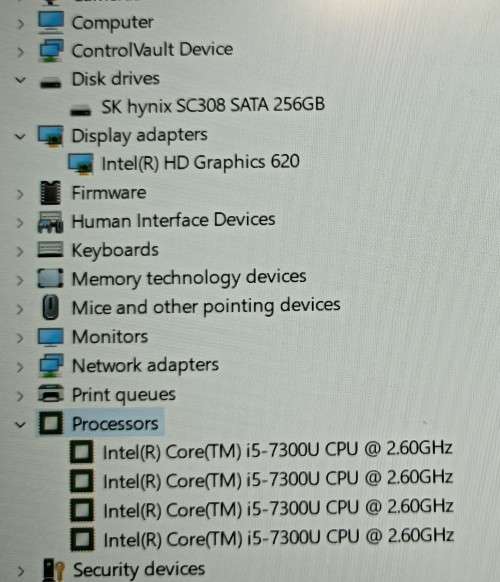 Dell Latitude 5480, 7th Gen i5-7300U@2.6GHz, 12GB RAM, 256GB m.2 SSD, 14` FHD Display, Win 11