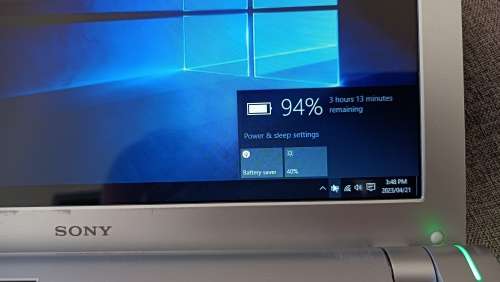 Sony VAIO Y Series 11.6-inch Notebook, AMD E-350 APU, 4GB RAM, 500GB HDD, Windows 10