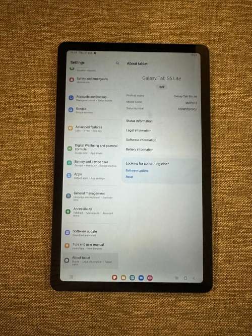 Samsung Tab S6 Lite  (10.4 Inch)(Wifi & lTe (64GB) SM-P613 MINT AS NEW