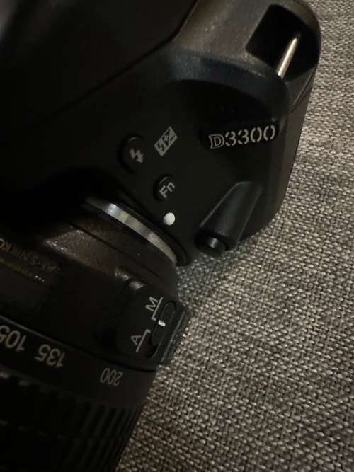 Nikon D3300 24.2 MP Digital SLR  Nikon  18-55mm  & 55-200mm Lenses Mint Condition