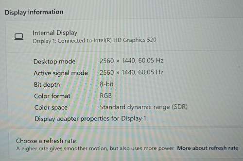 HP EliteBook 840G3, 14` WQHD 2K Display, intel i7-6500U@2.5GHz, 8GB RAM, 256GB m.2 SSD, Windows 11