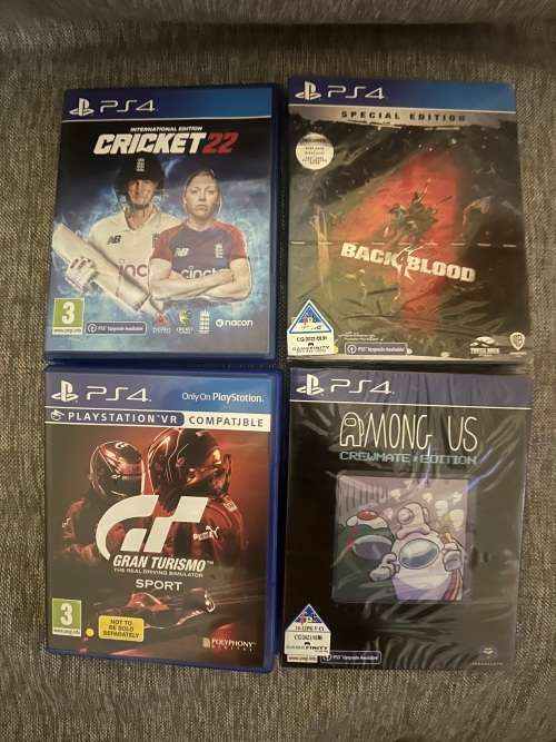 SONY PLAYSTATION 4 500GB SLIM 1 CONTROLLER 4 NEW GAMES