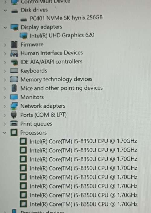 Dell Latitude 5490, 8th Gen i5-8350U@1.7GHz, 16GB RAM, 256GB m.2 SSD, 14: FHD Display, Win11 Pro