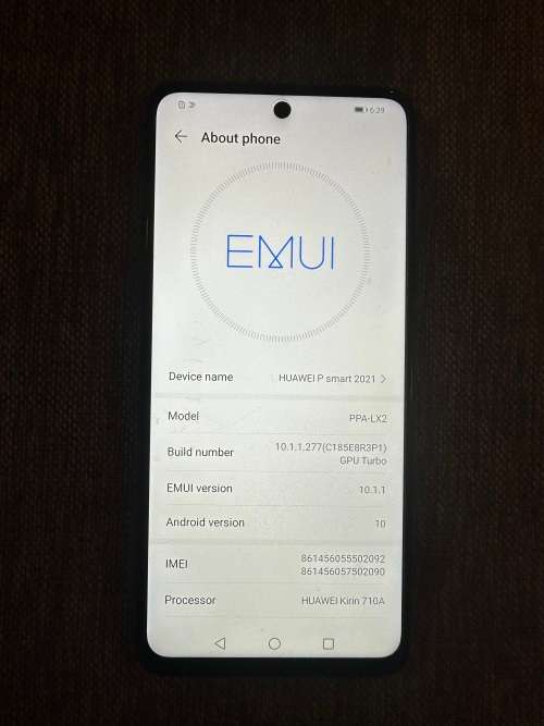 HUAWEI P SMART 2021 4GB RAM 128 GB MEMORY DUAL SIM MINT CONDITION