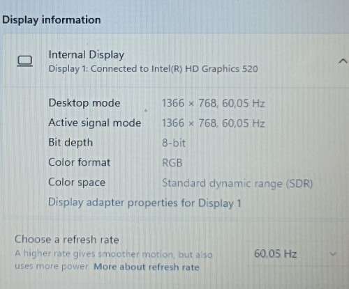 Lenovo IdeaPad 110-15ISK, Intel i3-6100U@2.3GHz, 8GB RAM, 500GB HDD, 15.6` HD Display, Win11