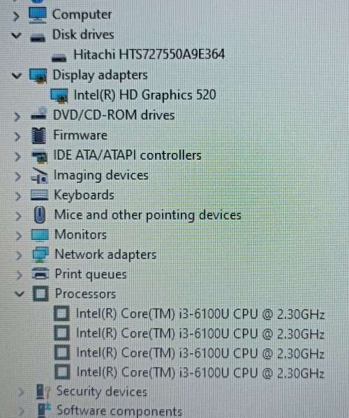 Lenovo IdeaPad 110-15ISK, Intel i3-6100U@2.3GHz, 8GB RAM, 500GB HDD, 15.6` HD Display, Win11