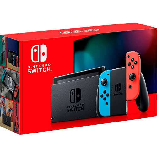 Nintendo Switch Console - Neon Blue/Neon Red Mint As New Condition