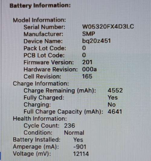 MacBook Pro (Mid 2012), Intel Core i5@2.5GHz, 8GB RAM, 500GB HDD, 13` Display (1280x800), Catalina
