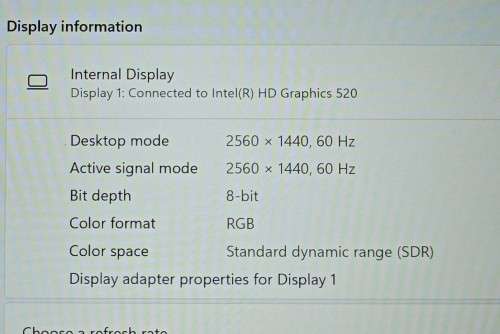 HP 840 G3, 14` WQHD (2560x1440) Display, Intel i7-6500U@2.5GHz, 8GB RAM, 256GB m.2 SSD, Win 11